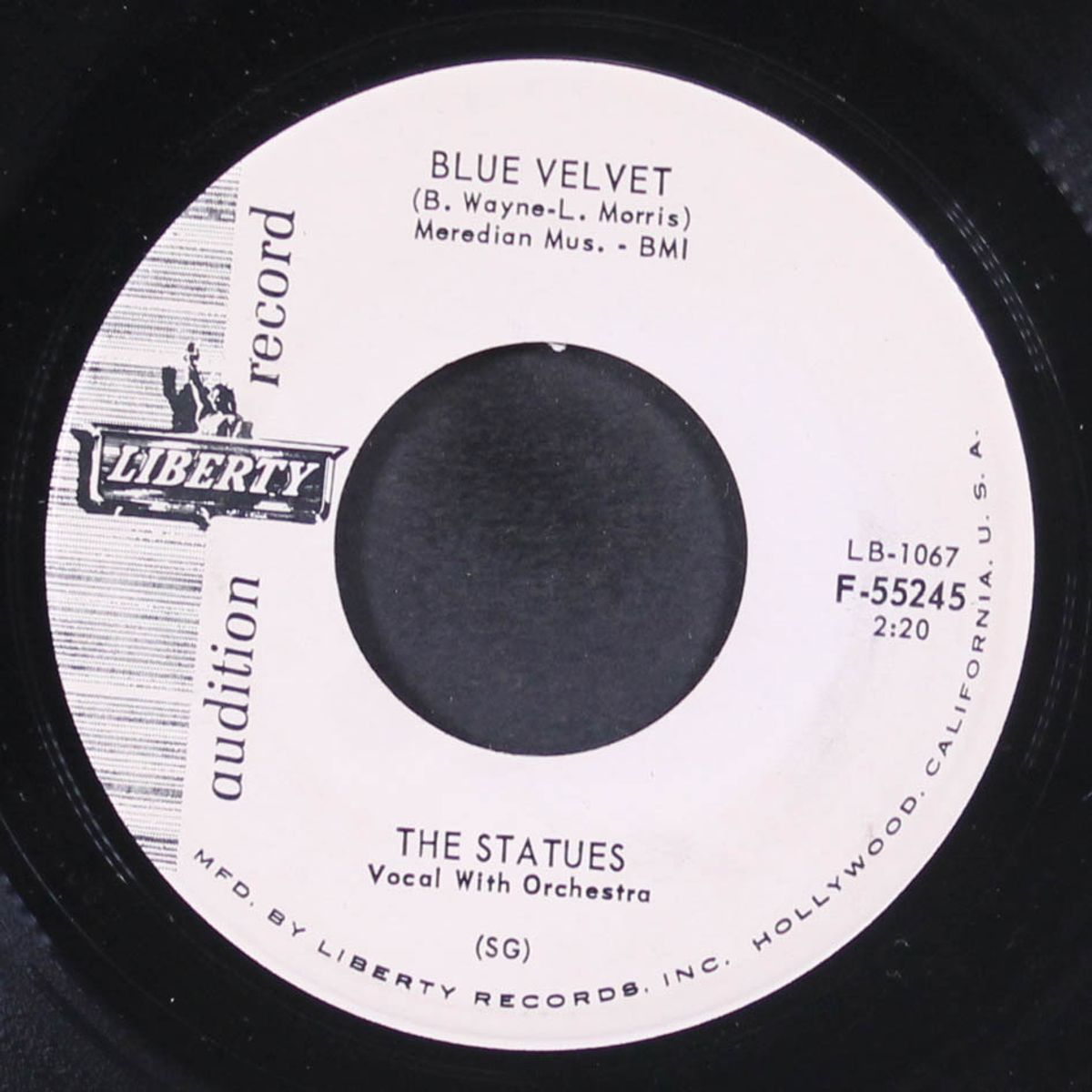 blue velvet / keep the hall light burning by STATUES