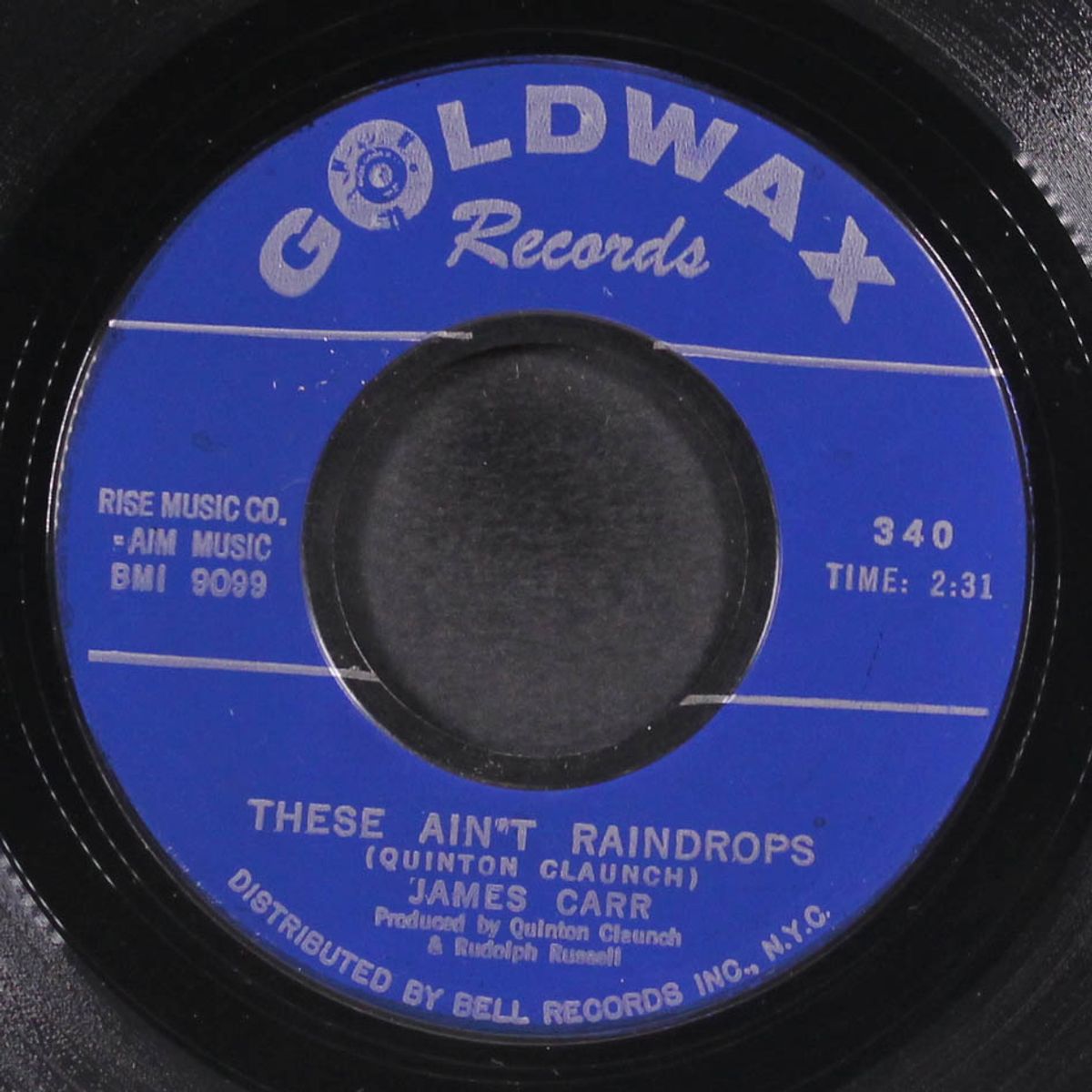 to love somebody / these ain't raindrops by JAMES CARR