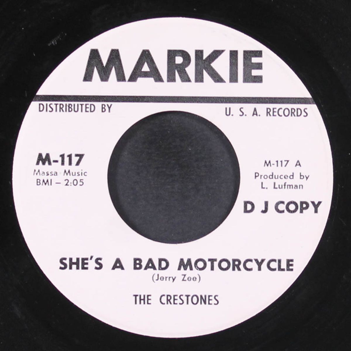 she's a bad motorcycle / the grass hopper dance by CRESTONES