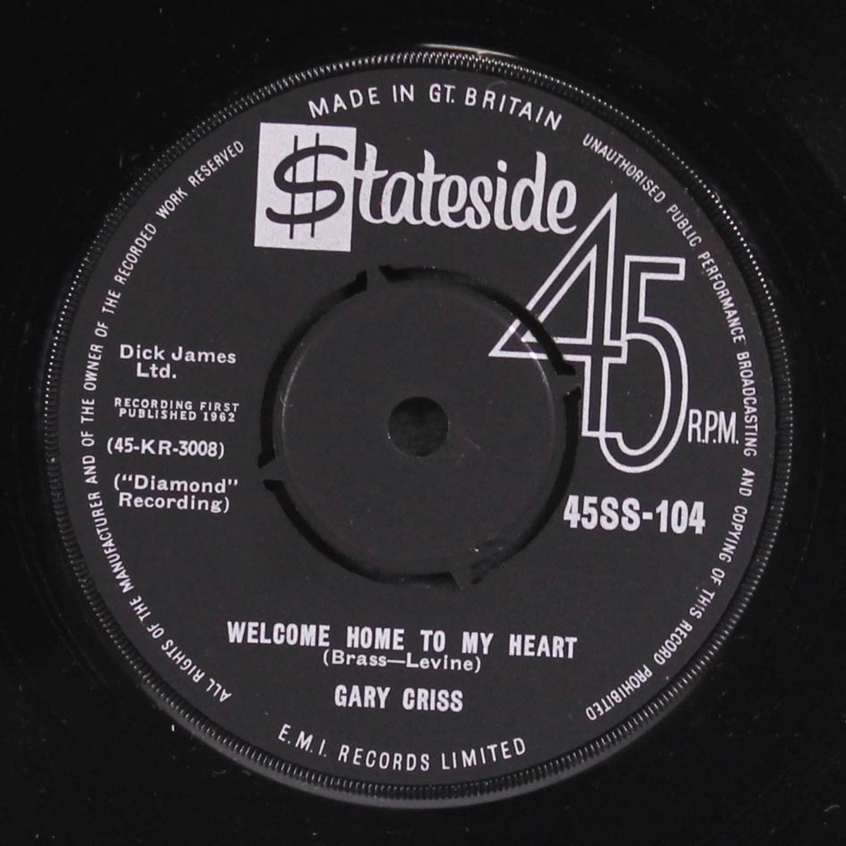 welcome home to my heart / our favorite melodies by GARY CRISS