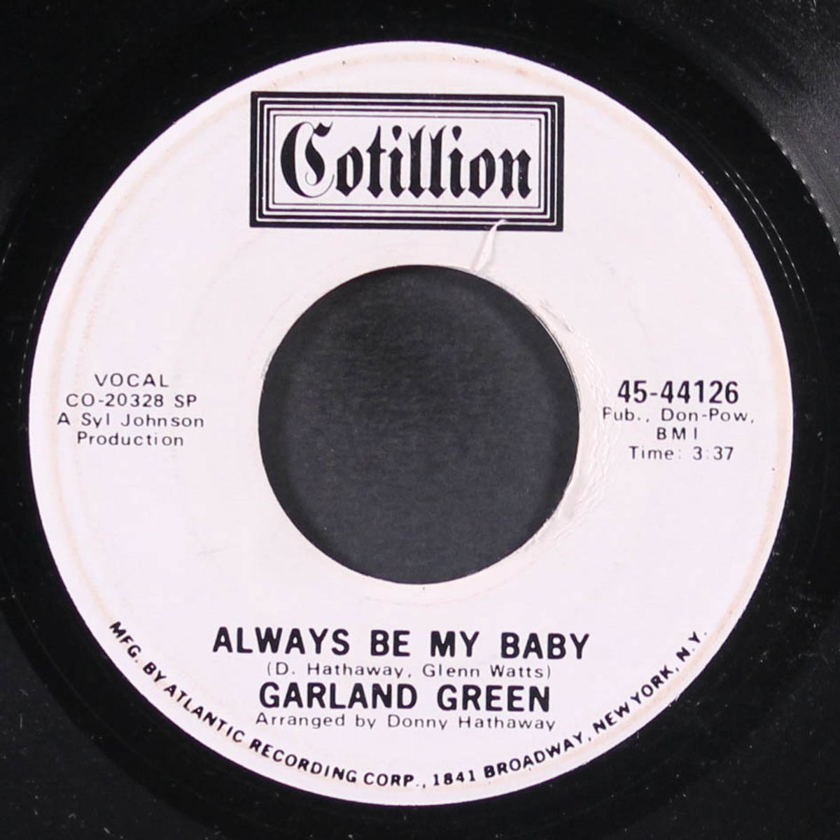 just my way of loving you / always be my baby by GARLAND GREEN