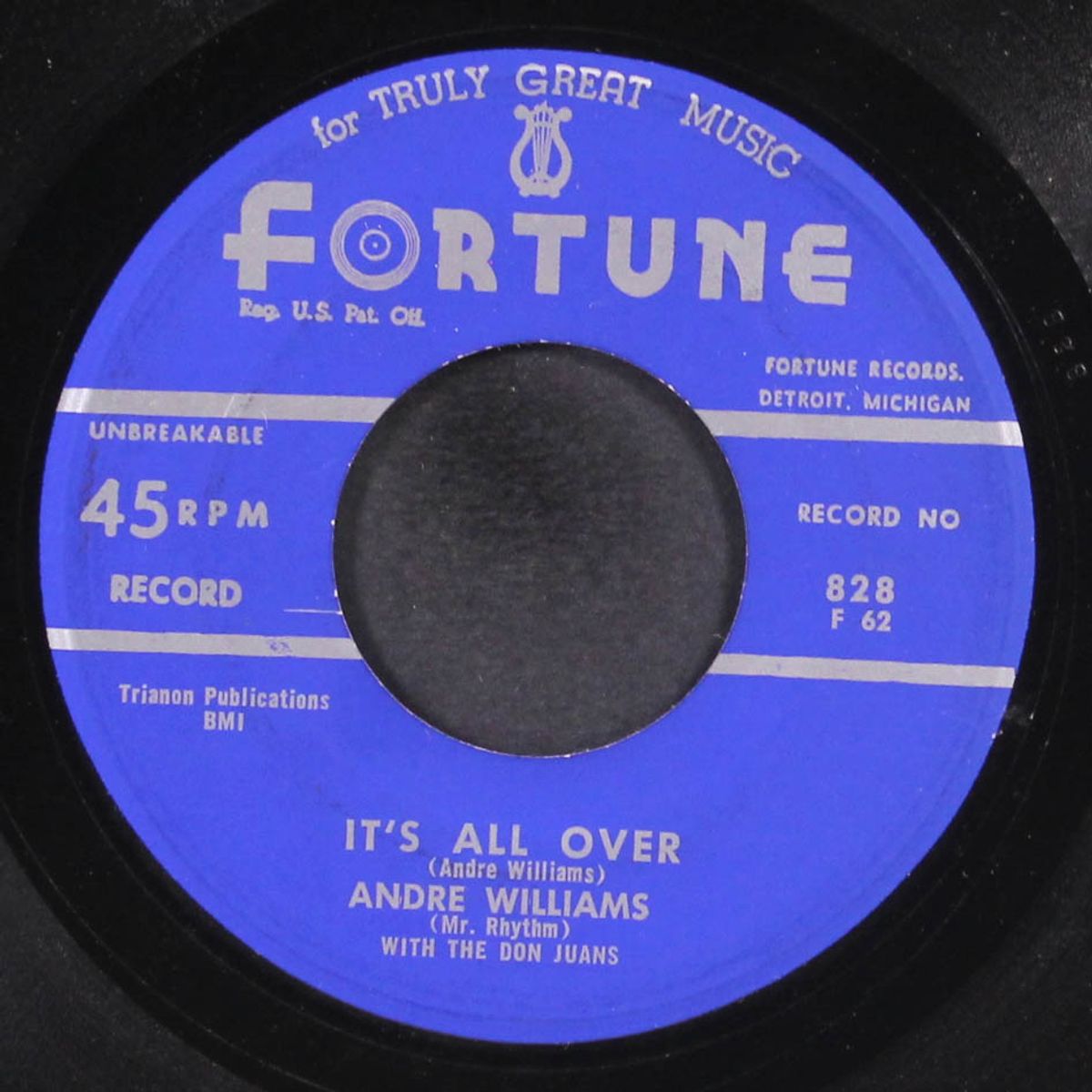 it's all over / bobby jean by ANDRE WILLIAMS & DON JUANS