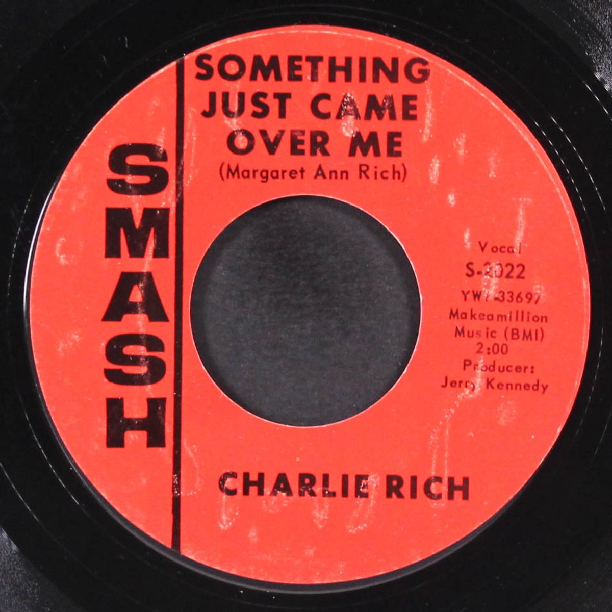 something just came over me / hawg jaw by CHARLIE RICH