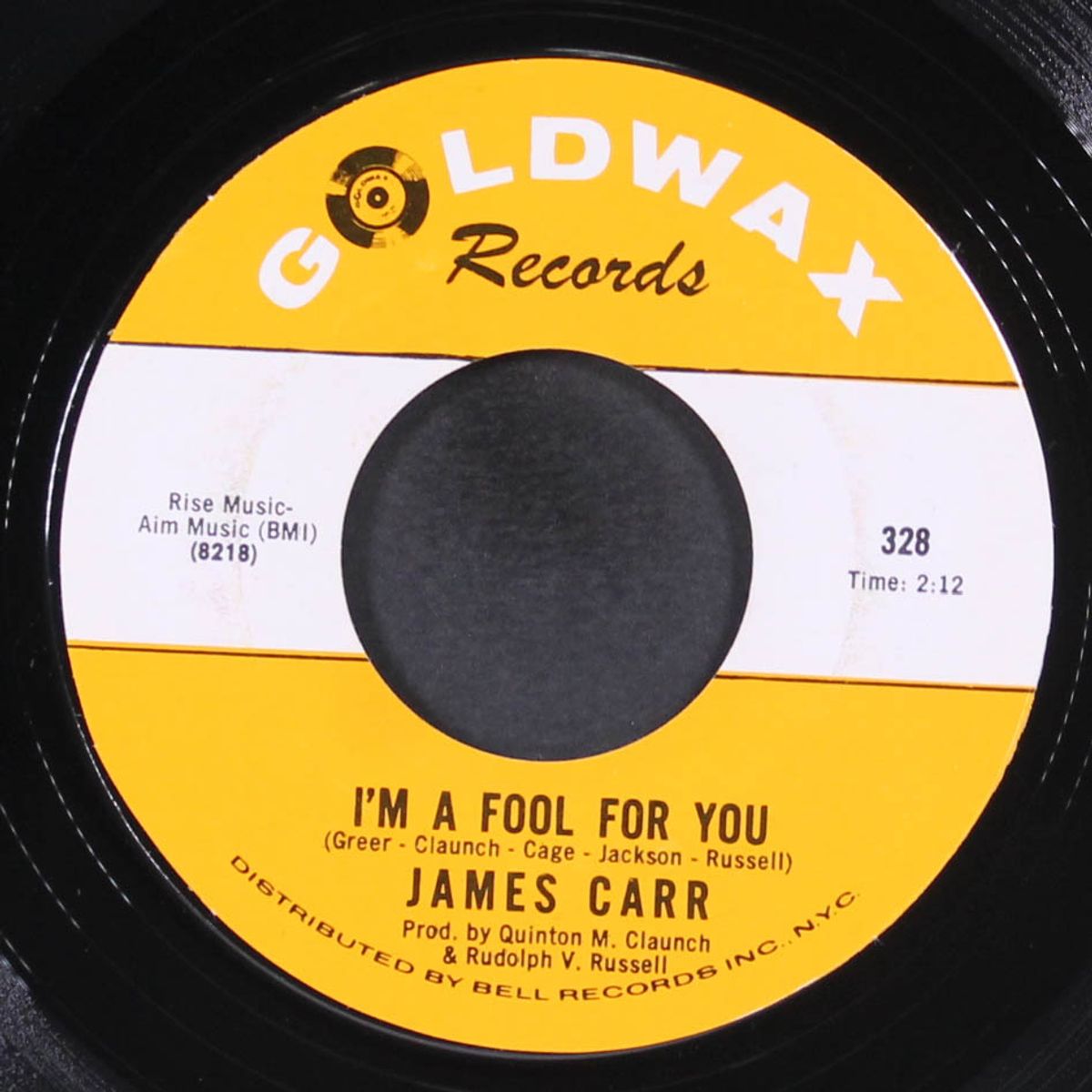 gonna send you back to georgia / i'm a fool for you by JAMES CARR