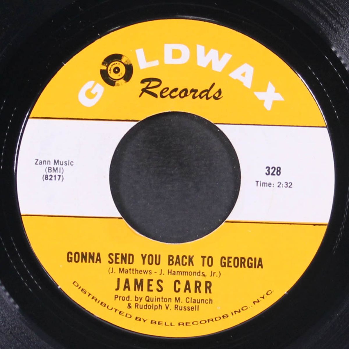 gonna send you back to georgia / i'm a fool for you by JAMES CARR