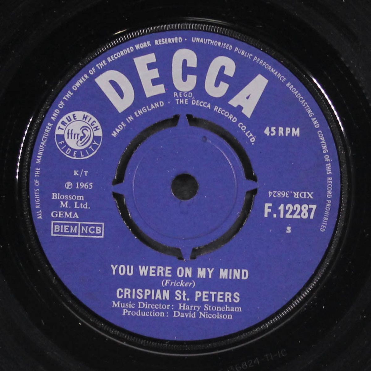 you were on my mind by CRISPIAN ST. PETERS