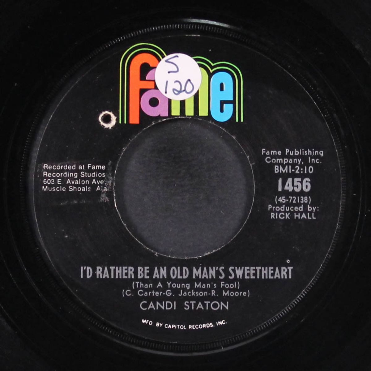 i'd rather be an old man's sweetheart / for you by CANDI STATON
