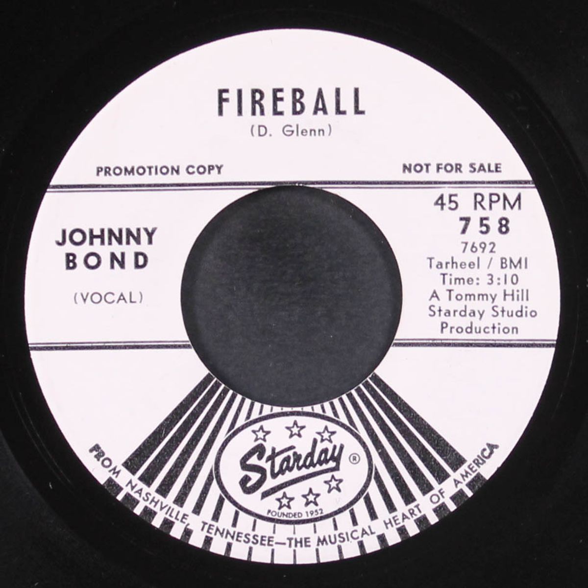 fireball / over the hill by JOHNNY BOND
