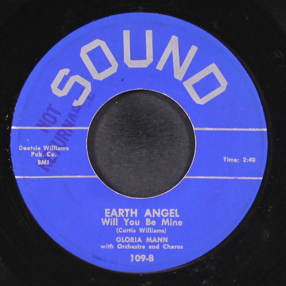 earth angel / i love you, yes i do by GLORIA MANN