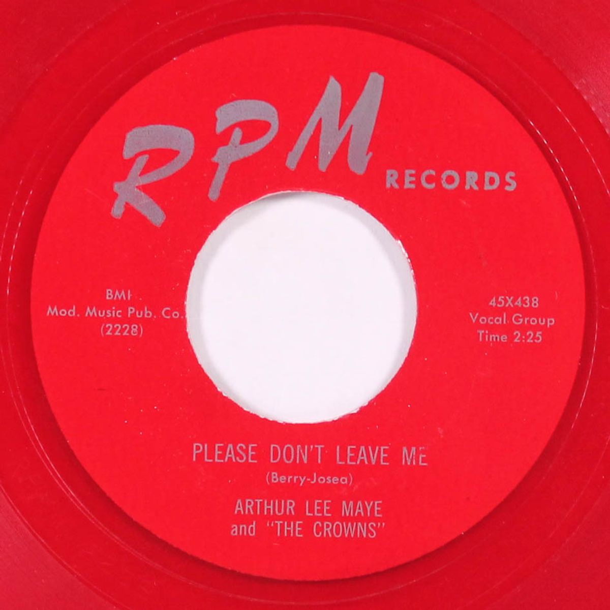 please don't leave me by ARTHUR LEE MAYE & CROWNS