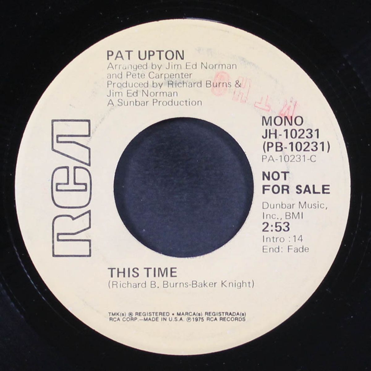 this time / mono by PAT UPTON