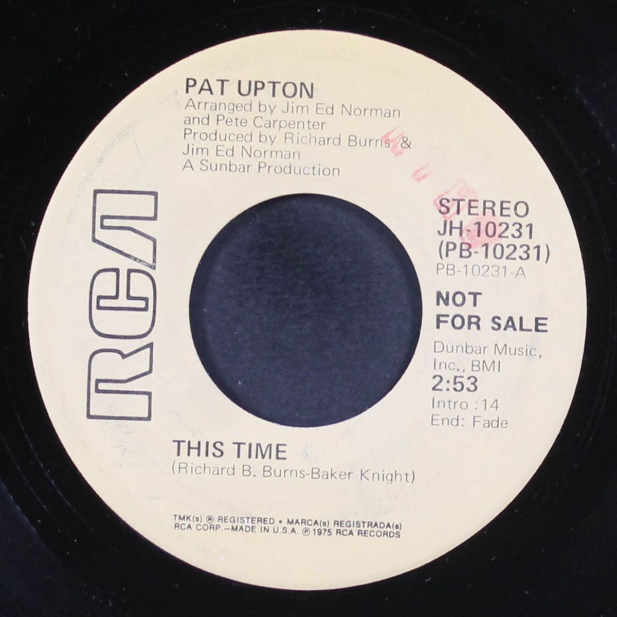this time / mono by PAT UPTON
