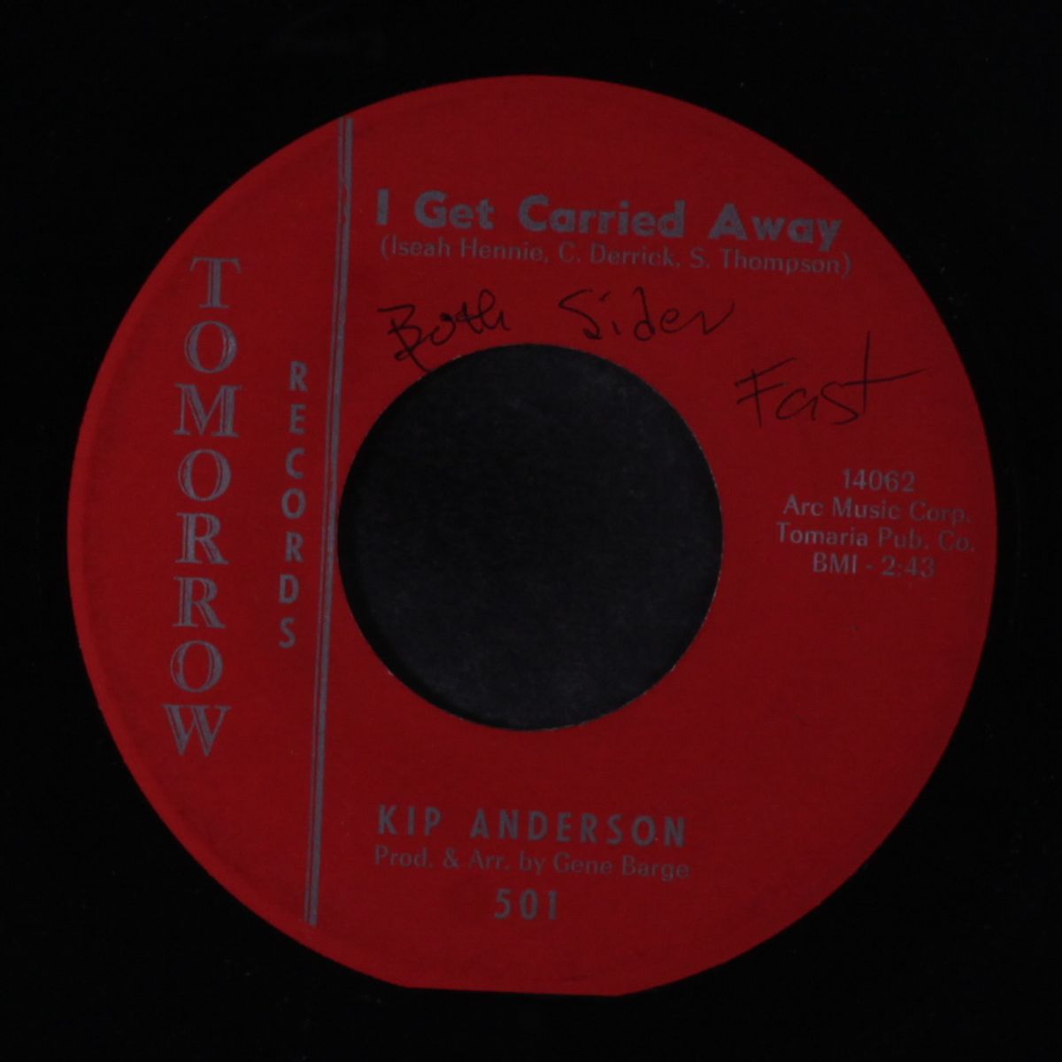 i get carried away / here i am, try me by KIP ANDERSON