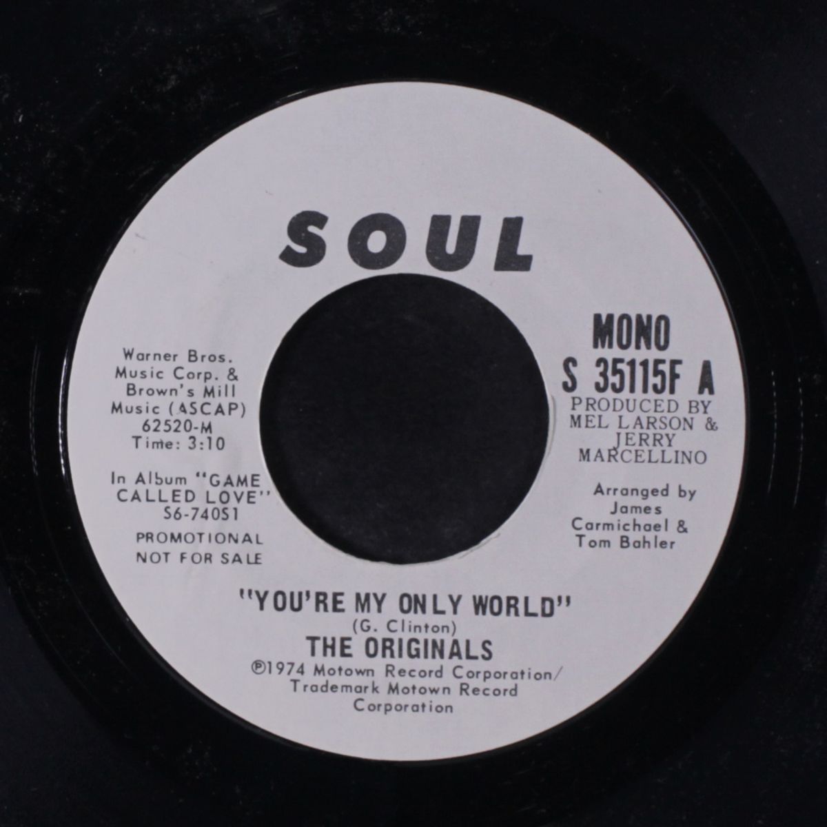 you're my only world / mono by ORIGINALS