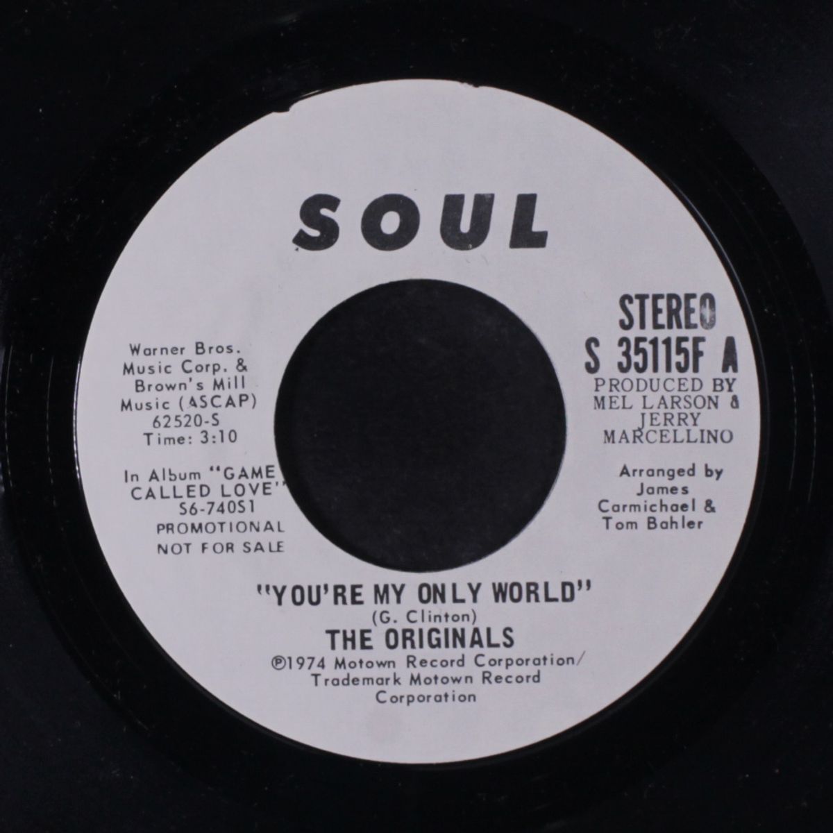 you're my only world / mono by ORIGINALS