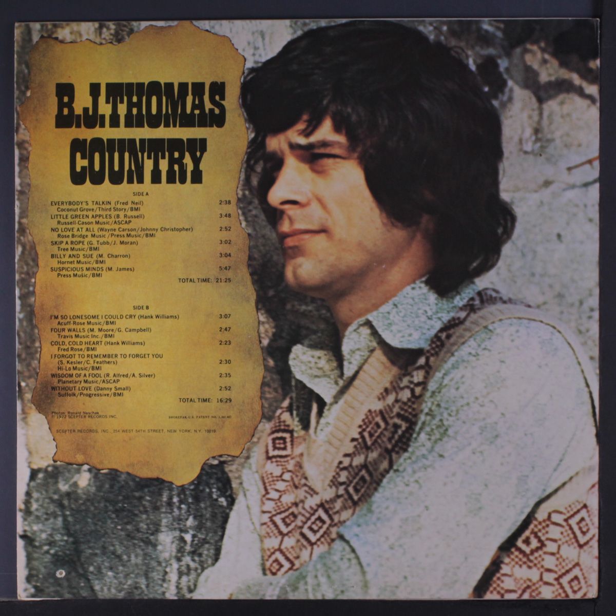 country by B.J. THOMAS
