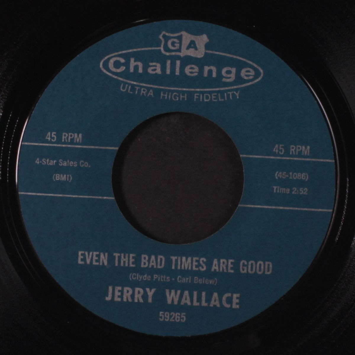 spanish guitars / even the bad times are good by JERRY WALLACE
