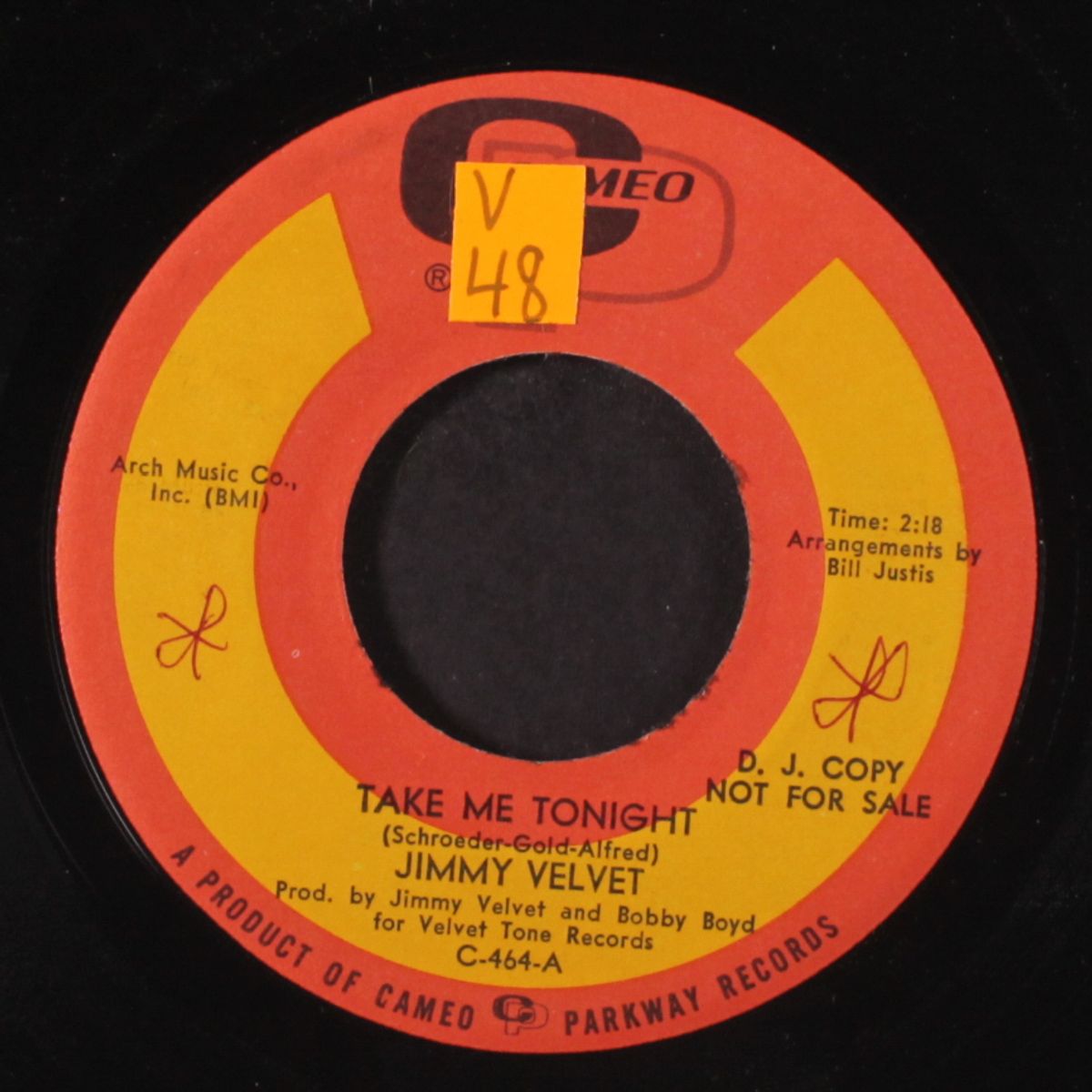 take me tonight by JIMMY VELVET