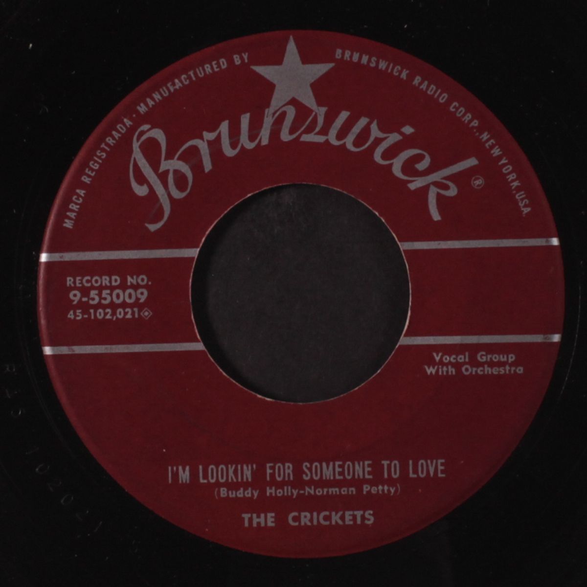that'll be the day / i'm lookin' for someone to love by CRICKETS