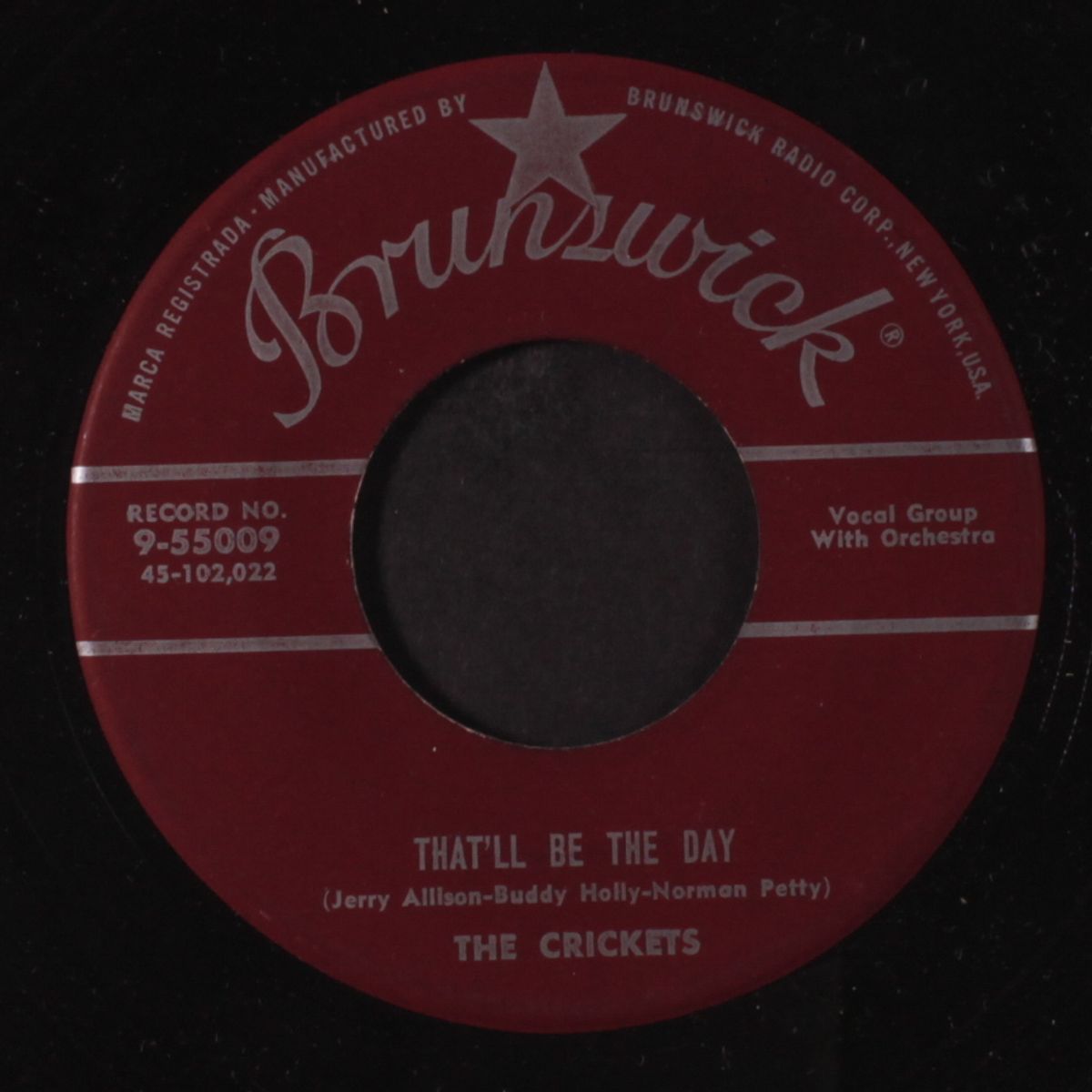 that'll be the day / i'm lookin' for someone to love by CRICKETS