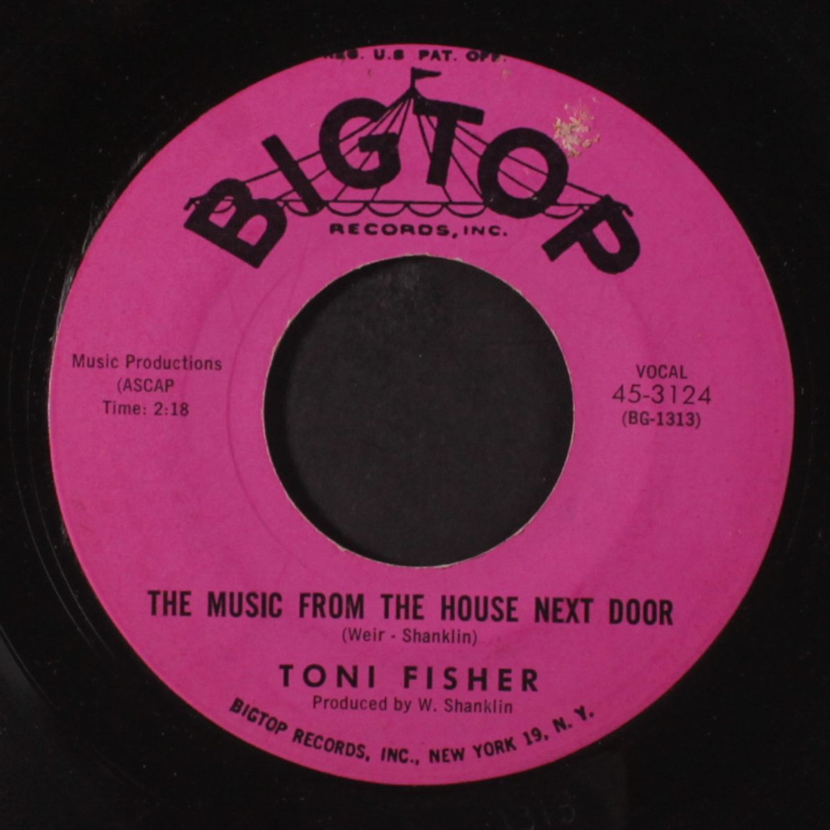 the music from the house next door by TONI FISHER