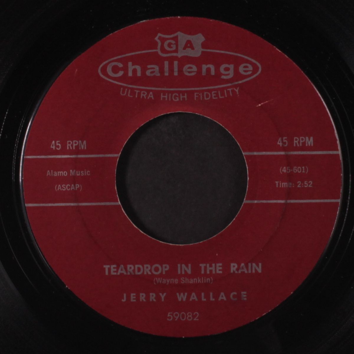 swingin' down the lane / teardrop in the lane by JERRY WALLACE