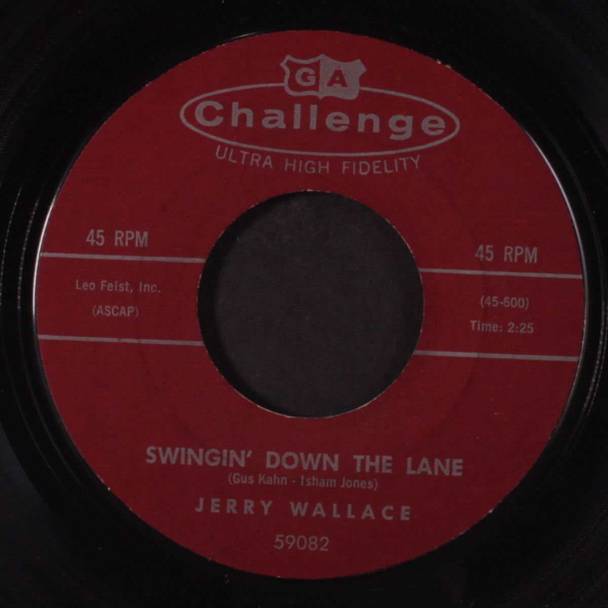 swingin' down the lane / teardrop in the lane by JERRY WALLACE