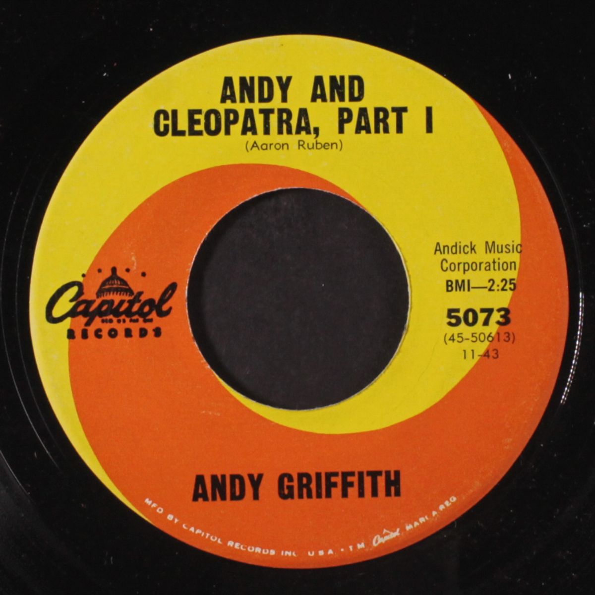 andy and cleopatra by ANDY GRIFFITH