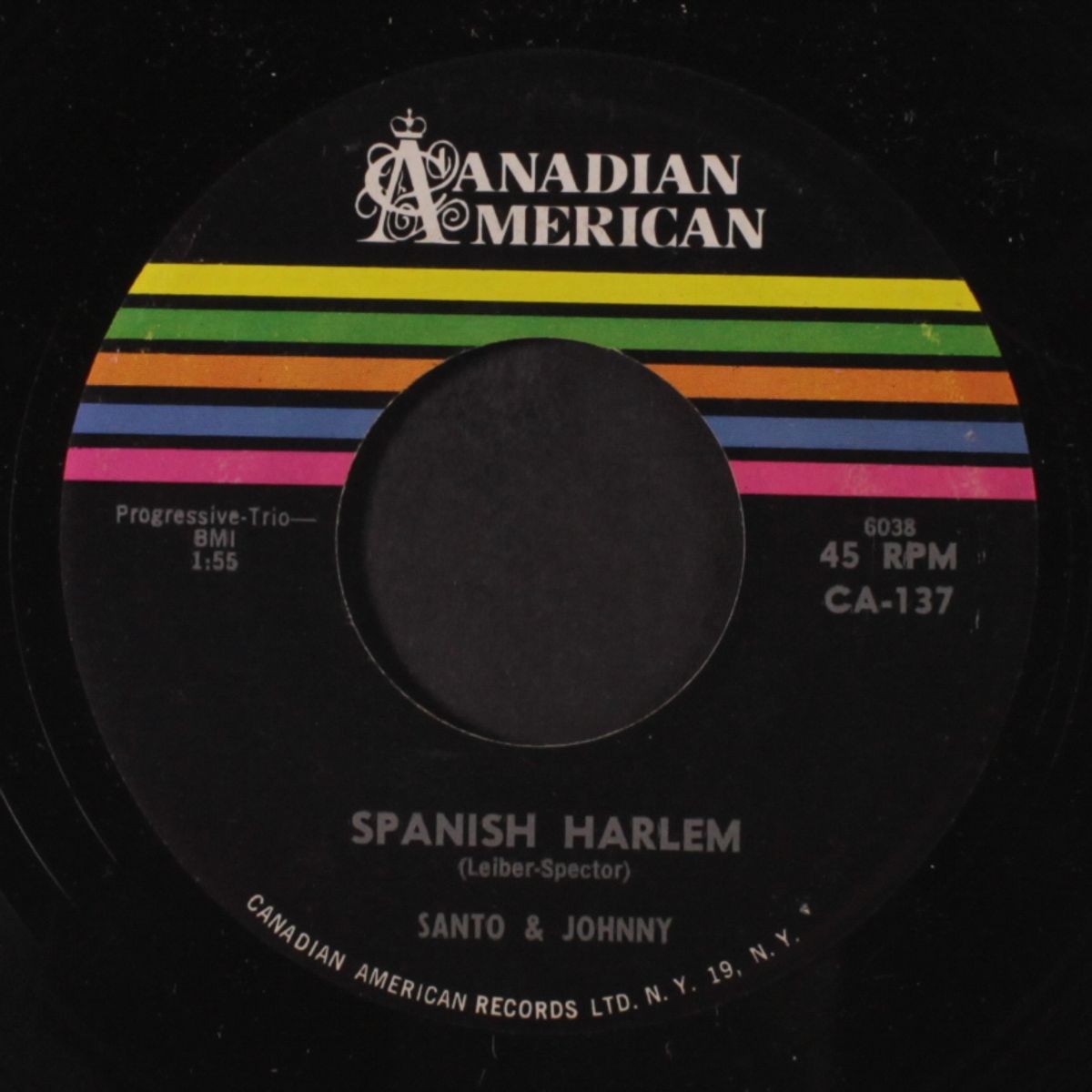 stage to cimarron / spanish harlem by SANTO & JOHNNY
