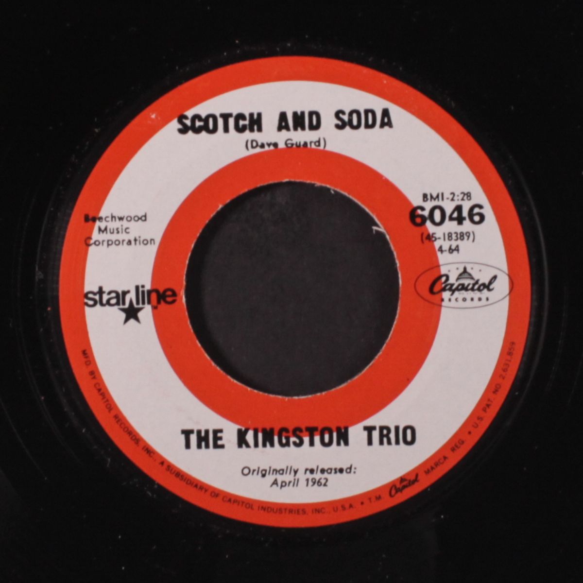 worried man / scotch and soda by KINGSTON TRIO