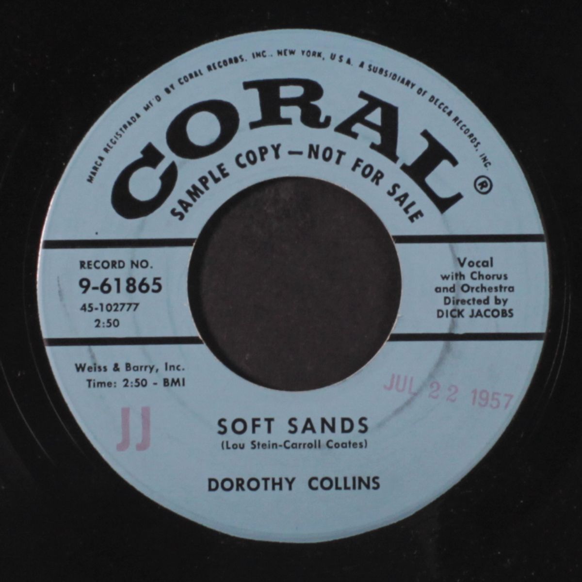 sing it children, sing it / soft sands by DOROTHY COLLINS