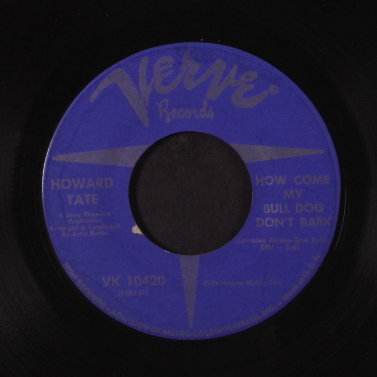 ain't nobody home / how come my bull dog don't bark by HOWARD TATE