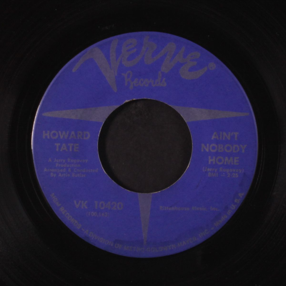 ain't nobody home / how come my bull dog don't bark by HOWARD TATE