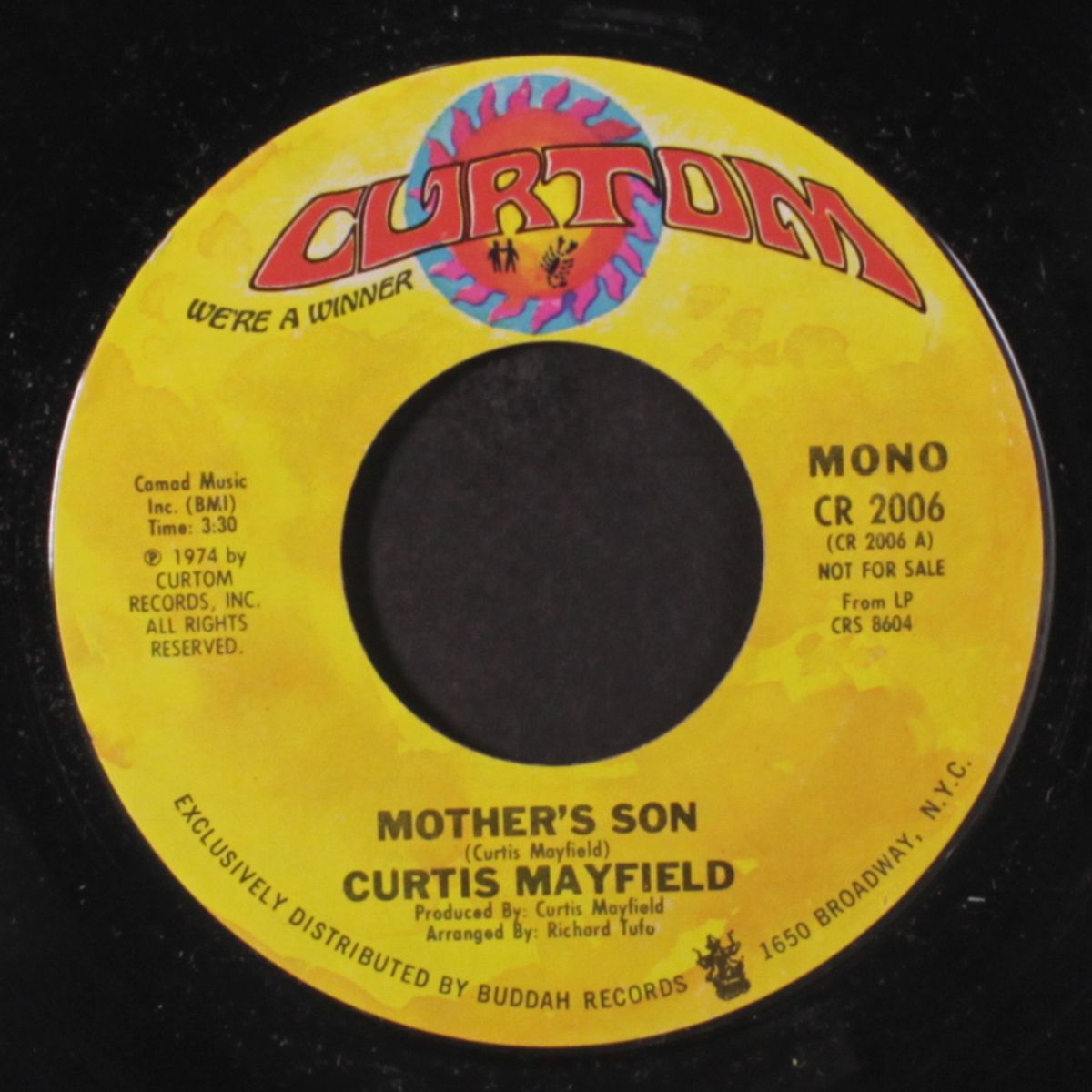 mother's son / mono by CURTIS MAYFIELD