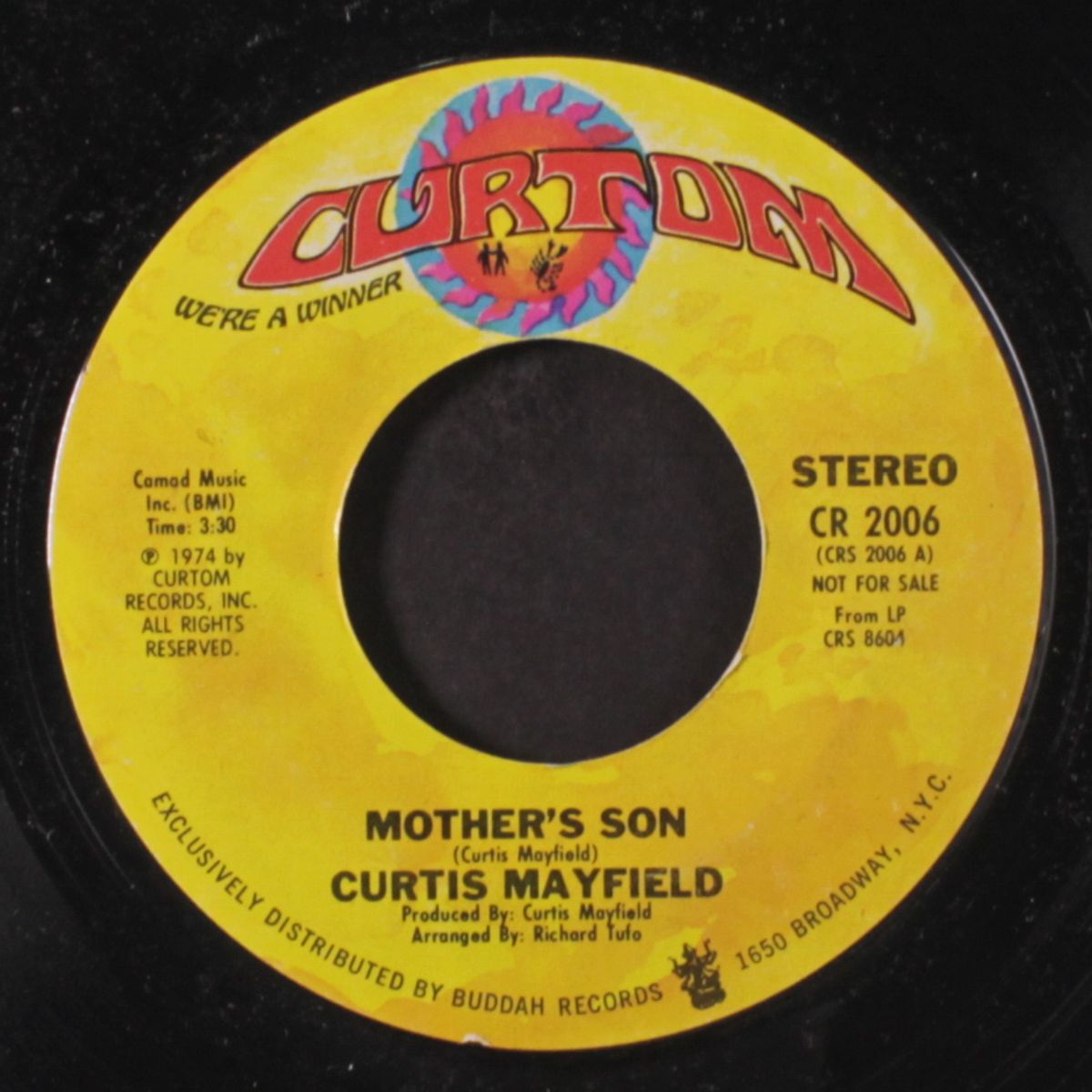 mother's son / mono by CURTIS MAYFIELD