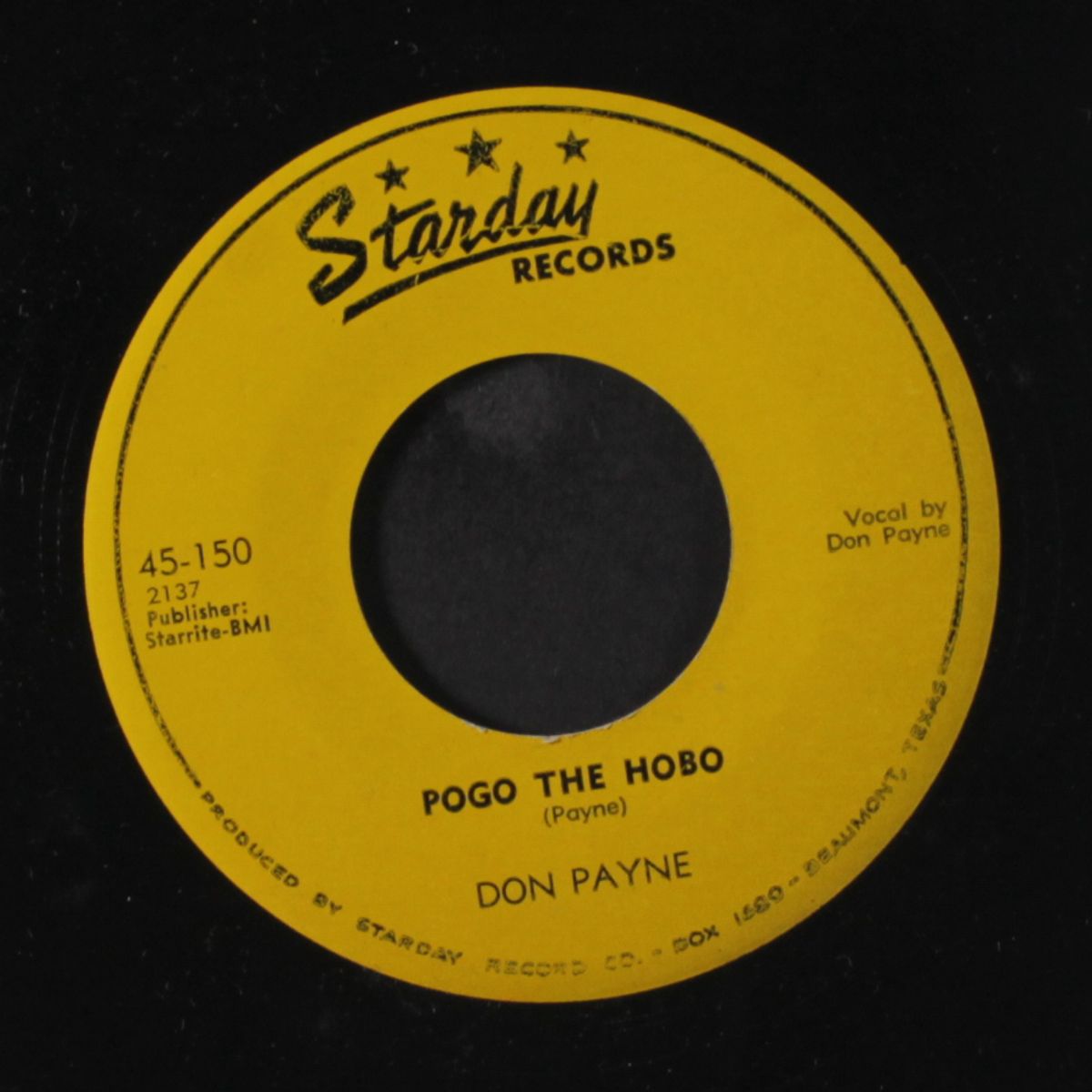 pogo the hobo / forever by DON PAYNE
