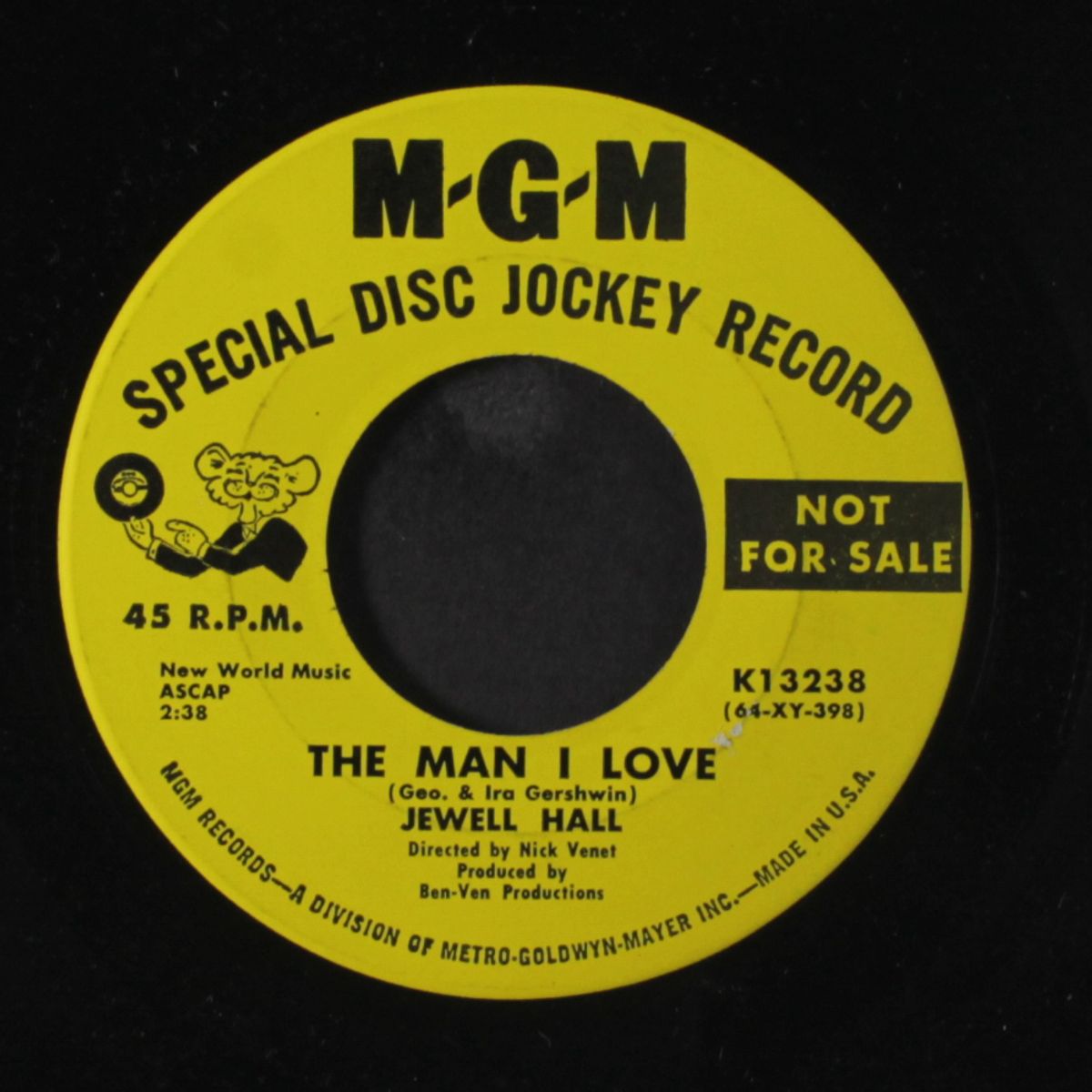 i'll be there / the man i love by JEWELL HALL