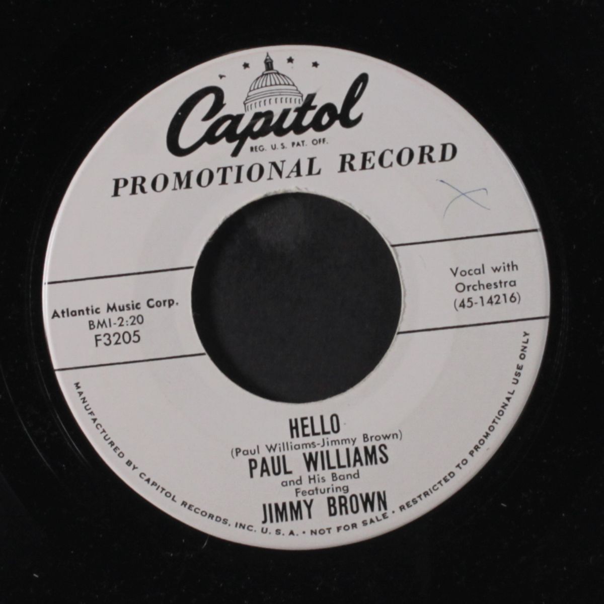 rock it davy crockett / hello by PAUL WILLIAMS