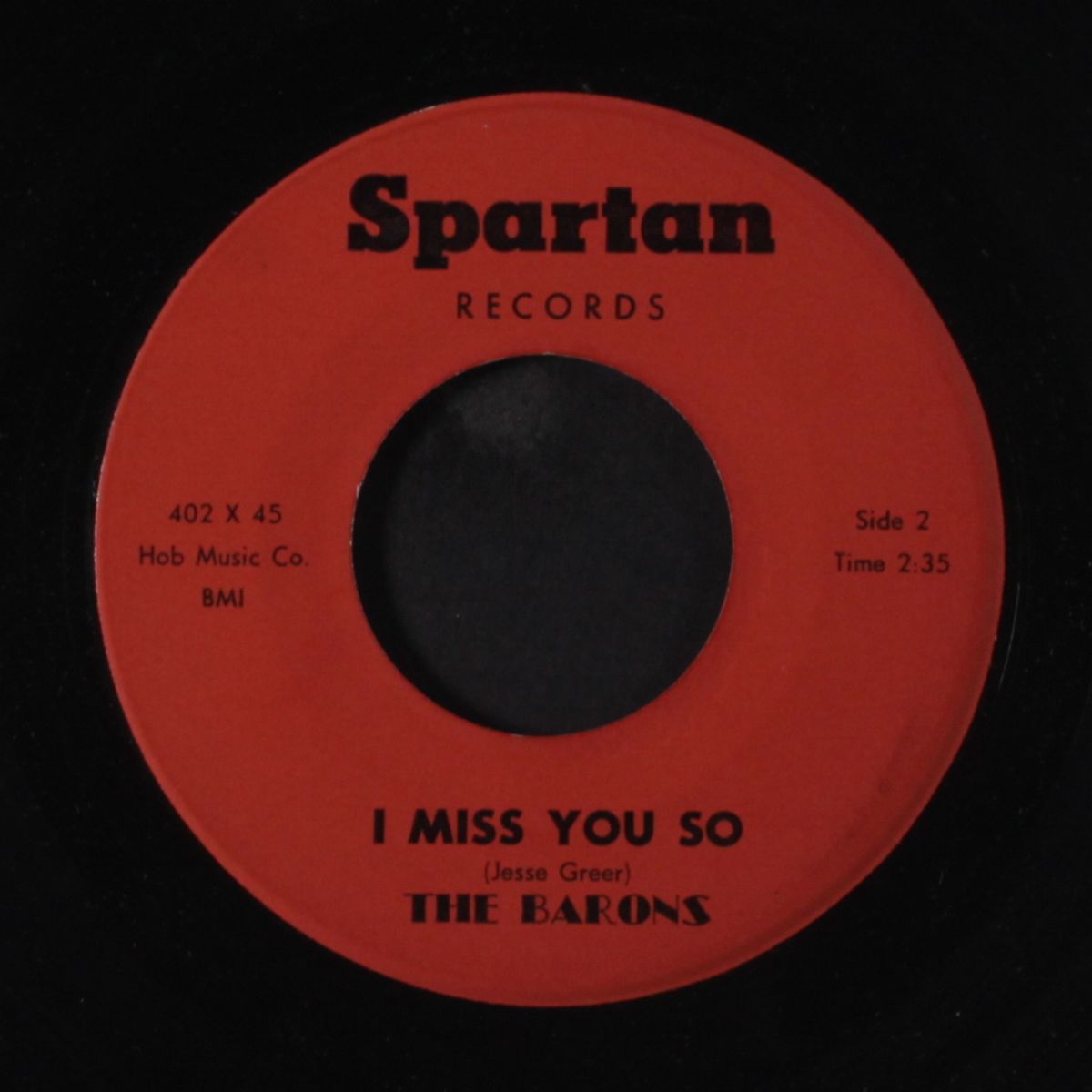 i miss you so / money don't grown on trees by BARONS