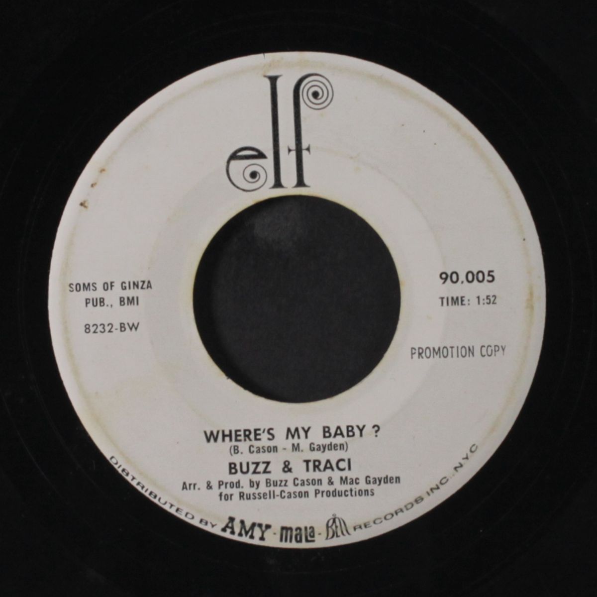 my girl, my guy / where's my baby by BUZZ & TRACI