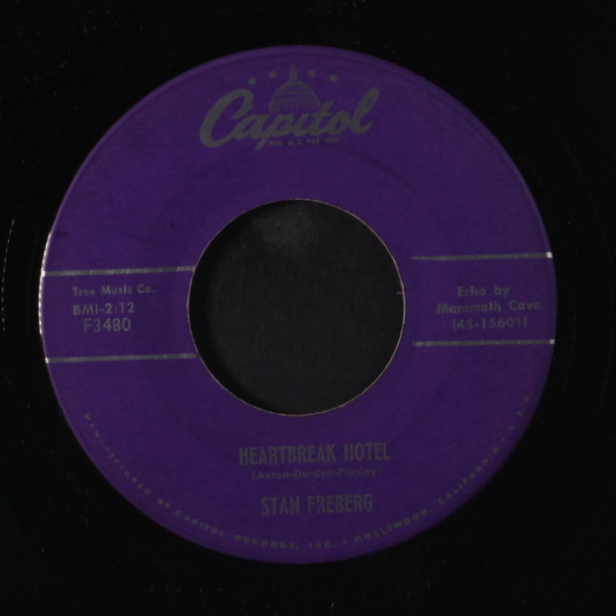 heartbreak hotel / rock island line by STAN FREBERG
