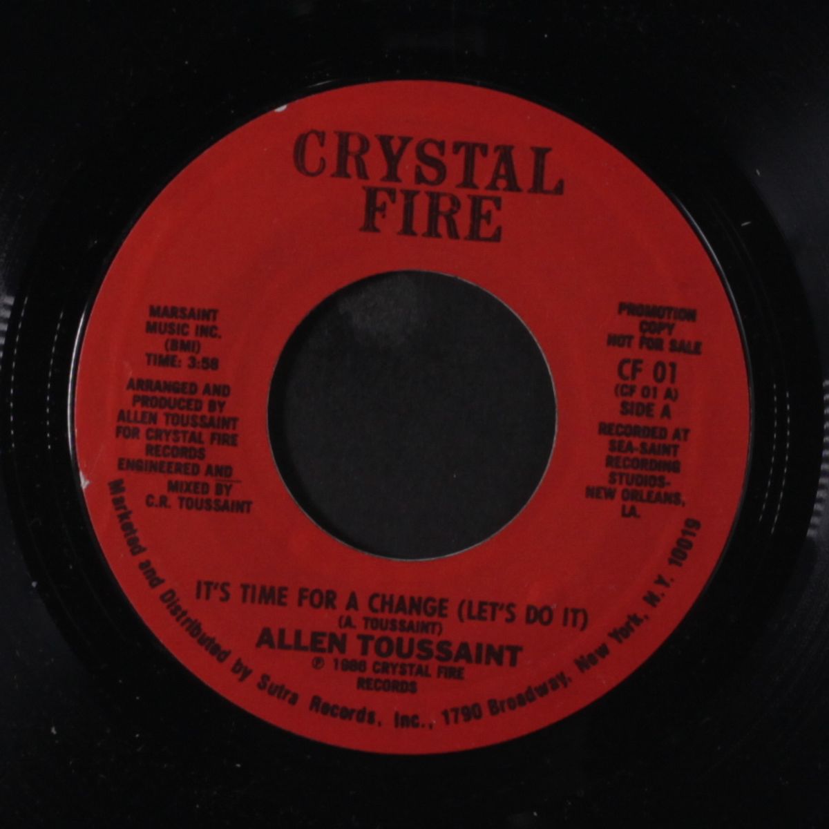 it's time for a change / it's a stand off by ALLEN TOUSSAINT