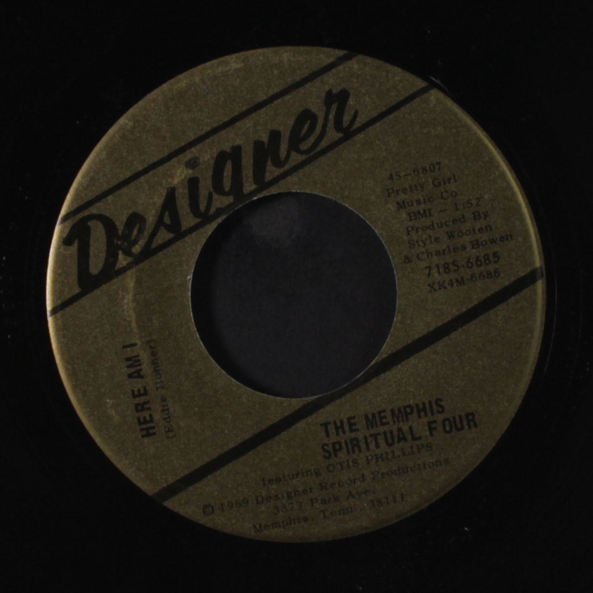 by and by i'll see jesus / here am i by MEMPHIS SPIRITUAL FOUR