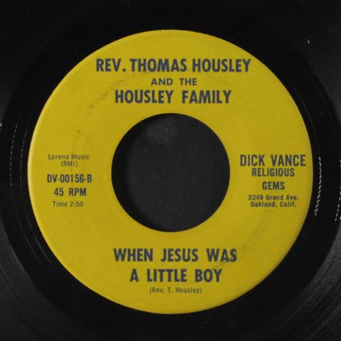 REV. THOMAS HOUSLEY & HOUSLEY FAMILY