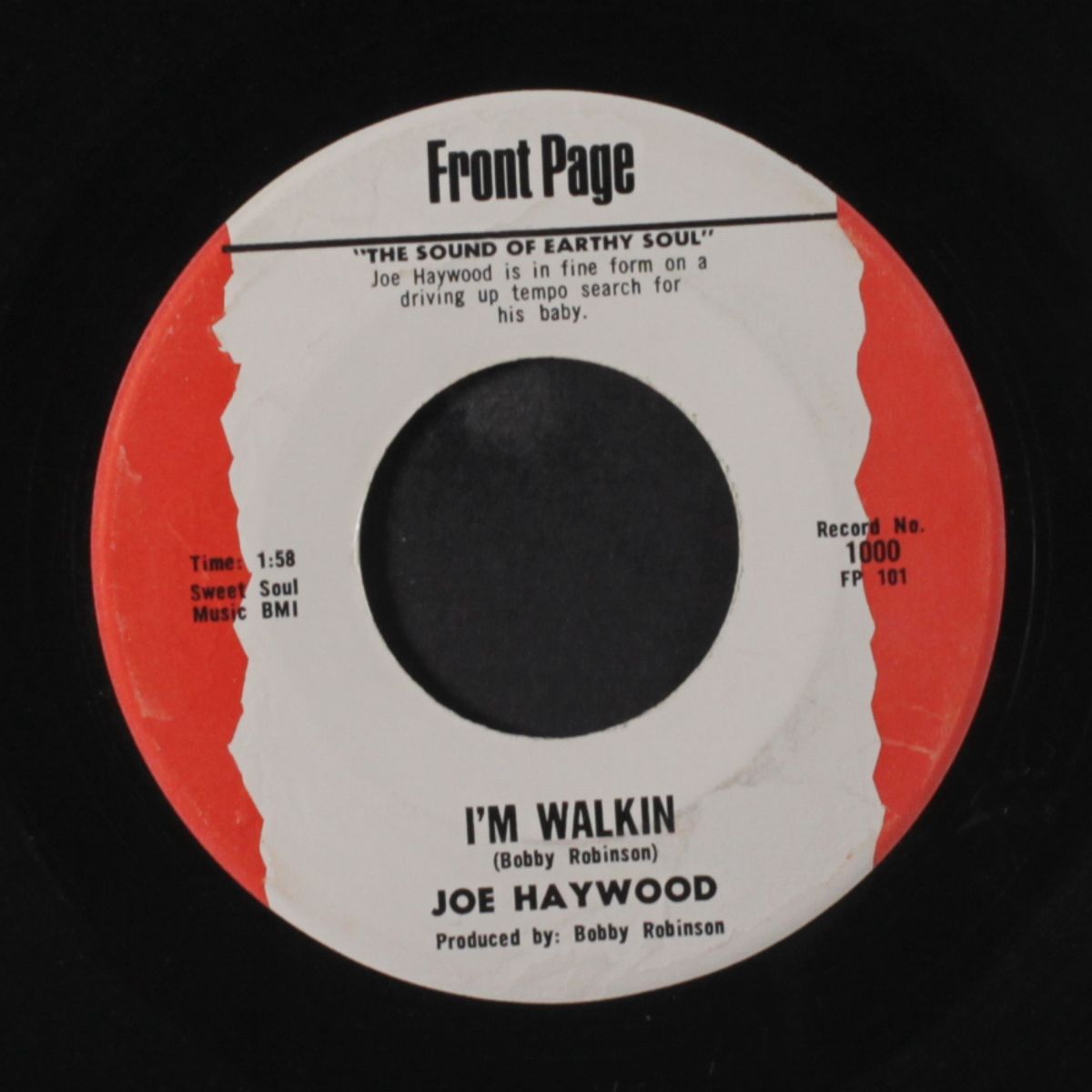 strong feeling / i'm walkin by JOE HAYWOOD