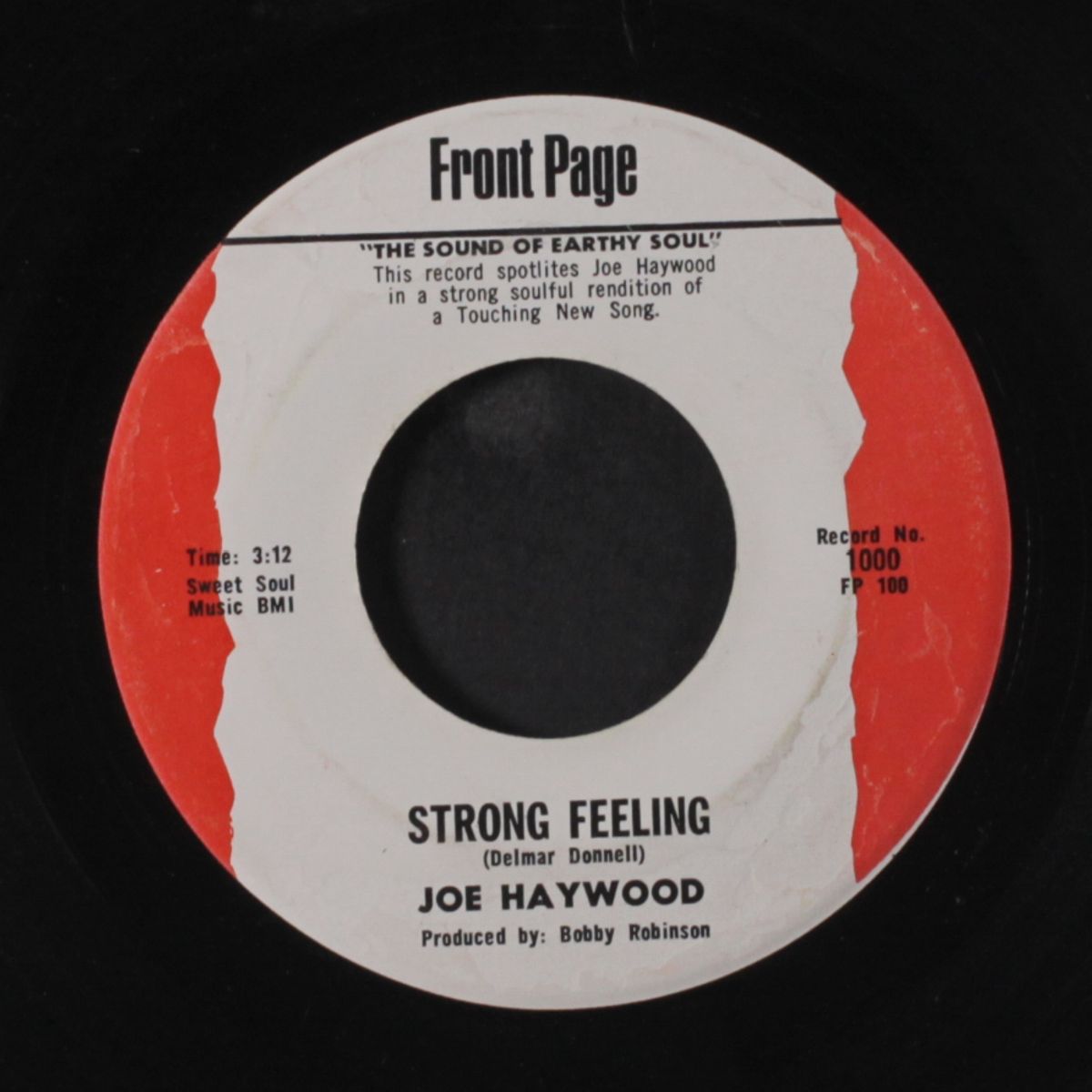 strong feeling / i'm walkin by JOE HAYWOOD