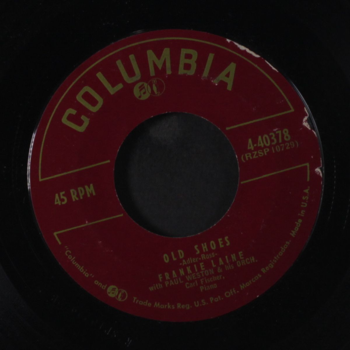old shoes / in the beginning by FRANKIE LAINE