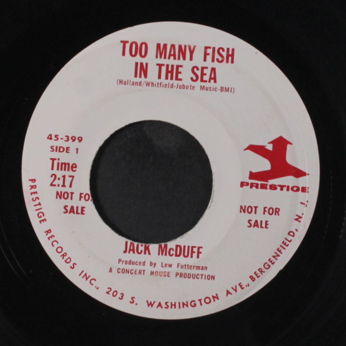 walk on by / too many fish in the sea by JACK MCDUFF