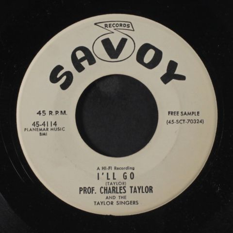 PROF. CHARLES TAYLOR & TAYLOR SINGERS