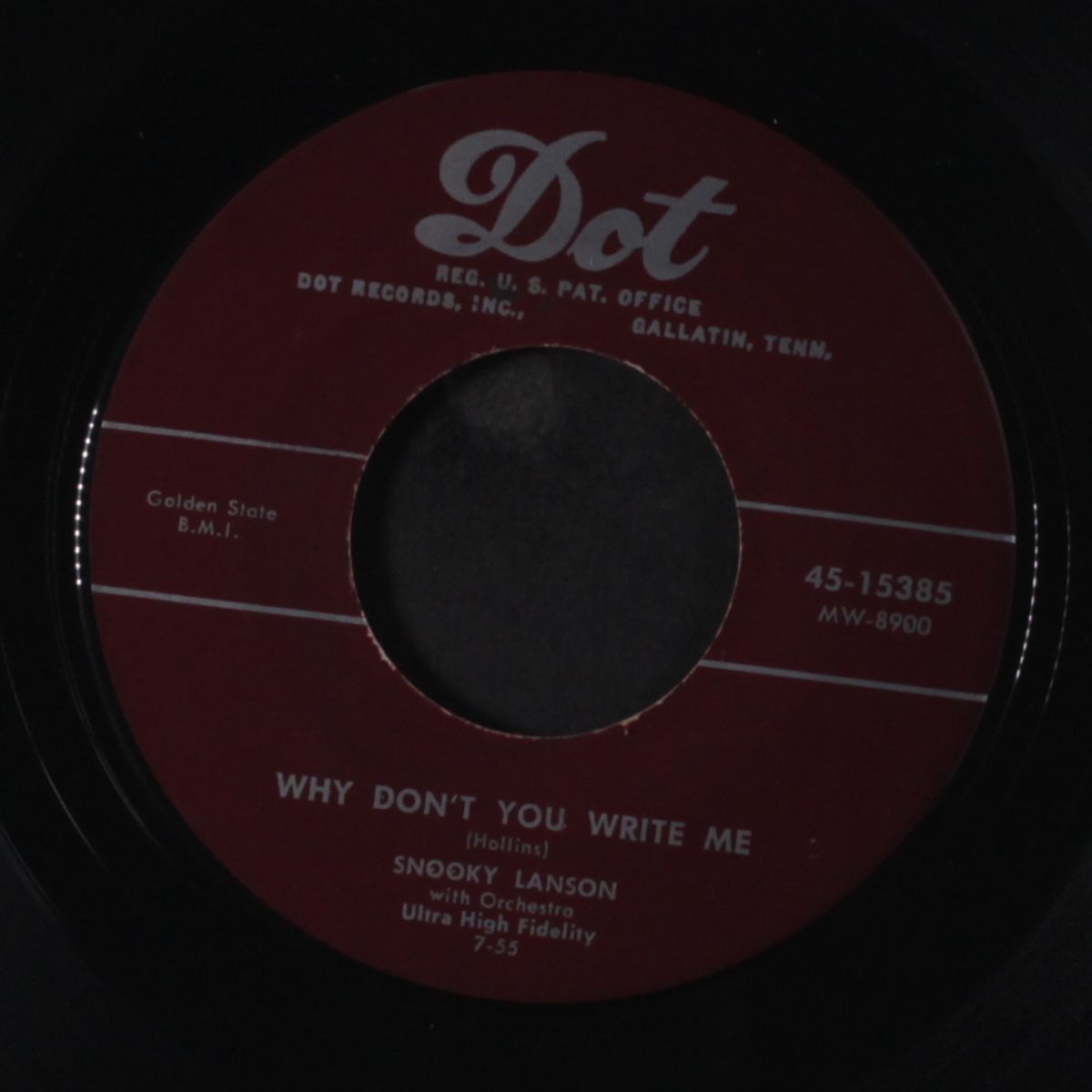 why don't you write me / last minute love by SNOOKY LANSON